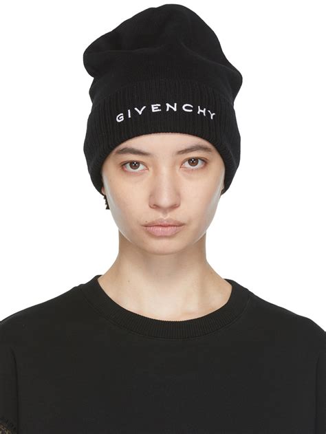 givenchy logo beanie women|unisex givenchy beanie.